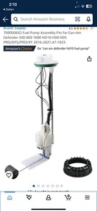 709000662 Fuel Pump Assembly Fits for Can-Am Defender -New - Bild 1 von 3