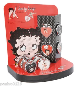 Llavero Betty Boop en forma de corazón con imagen epoxi elección de estilos - Imagen 1 de 5