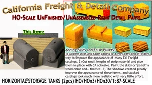 TANQUES DE ALMACENAMIENTO HORIZONTALES (2 piezas) obras maestras modelo a escala HO fsm pab7551 - Imagen 1 de 12