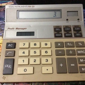 Texas Instruments TI Vintage BA-20 Calculator Profit Manager Works - Picture 1 of 1