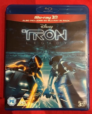 TRON Legacy (Blu-ray 3D, 2012) 2-Disc UK Edition - Image 1 of 3