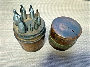 Vintage Cleveland Machinist kombiniertes Zentrierbohrer Senker-Set - Bild 1 von 5