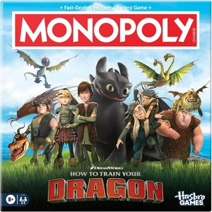Monopoly DreamWorks How to Train Your Dragon Edition Board Game | Ages 8+ |...  - Picture 1 of 12