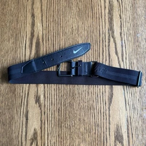 Nike Baseball Belt Men's Black One Size Adjustable 36 Inches - Picture 1 of 5