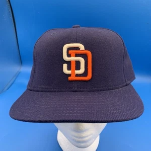 Cappello vintage 1996 San Diego Padres nuova epoca 7 1/4 - Foto 1 di 14