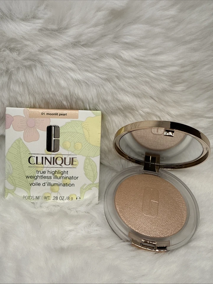 Iluminador sin peso Clinique True 01 Moonlit Pearl 0,28 oz - Nuevo en caja Foto 1 de 4