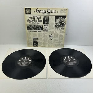 JOHN LENNON & YOKO PLASTIC ONO BAND Some Time In New York City 1972 Double LP EX - Picture 1 of 21