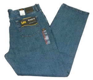 Men's Relaxed Jeans NEW Lee Straight Premium Denim Tag 40x34 measured Size 39x34 - Picture 1 of 6