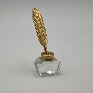Swarovski Crystal Memories Inkwell & Feather Quill #189195 Classic - Picture 1 of 7