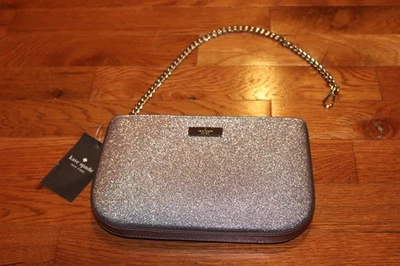 NWT Kate Spade New York Kenzie Glitter Lilly Pochette MSRP $249! - Image 1 of 4