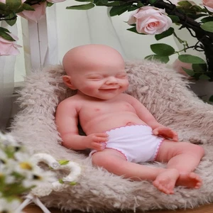 For Play 18.5" Reborn Baby GIRL Doll Full Silicone Baby Doll W/Drink-Wet System - Picture 1 of 10