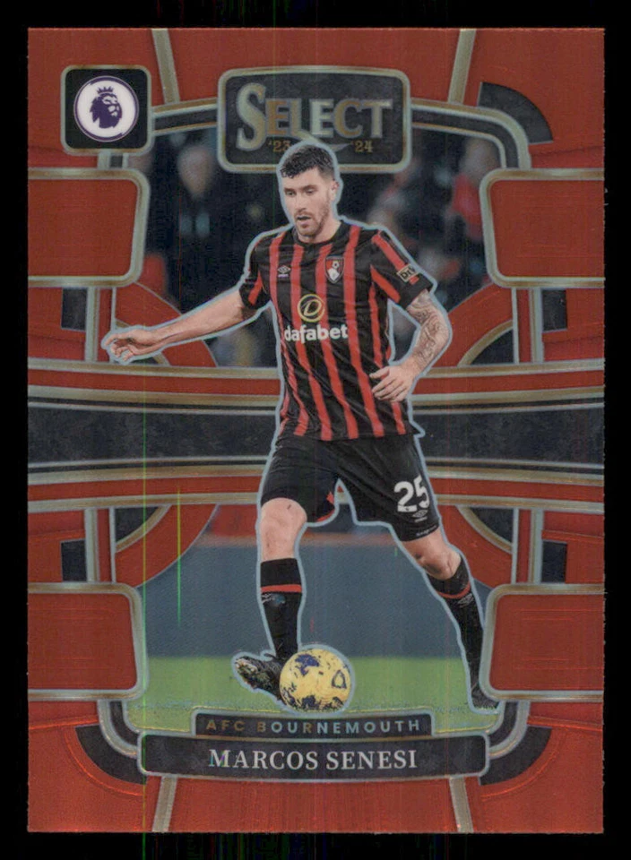 2023-24 Select English Premier League Red #5 Marcos Senesi - Image 1 of 2