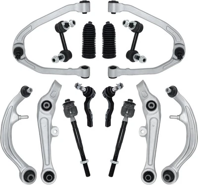 Kits de brazos de control delanteros de 14 piezas para Infiniti G35 Nissan 350Z 2003-2008 2009 tracción trasera 2x2 Foto 1 de 4