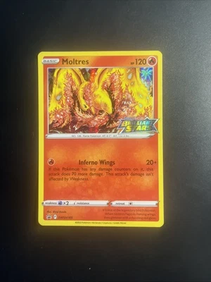 Moltres - SWSH185 - SWSH: Sword & Shield Promo Cards (SWSD) Stamped Prerelease - Image 1 of 2