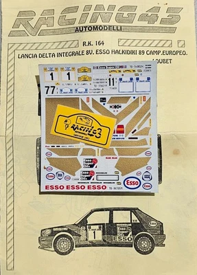 1/43 Lancia Delta 8v Rally Halkidiki ESSO 1989 Liatti Tabaton Loubet KIT - Immagine 1 di 2