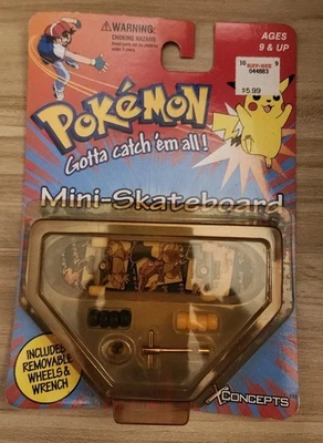 NEW FACTORY SLD 1999 POKEMON CHARIZARD MINI-SKATEBOARD +WHEELS WRENCH X-CONCEPTS - Image 1 of 4