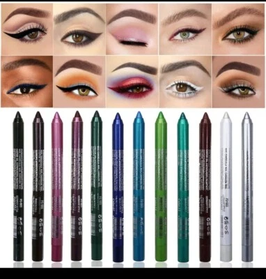  Waterproof Eye Pencil Set for Eye MakeupDescription Pack Of 5. Black - Image 1 of 4