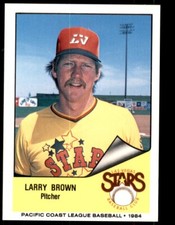 1984 Cramer Las Vegas Stars Minor League Larry Brown (A) Las Vegas Stars #238