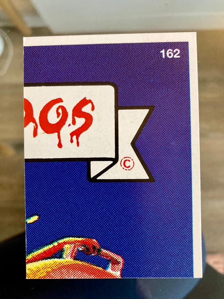 Carte de collection Les Crados / Carte puzzle 162 / Série 1 / 1989 / TBE - Photo 1/1