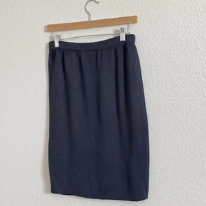 St. John Rock Damen 8 marineblau Bleistift Santana Strick Basic Stretch klassisch - Bild 1 von 5