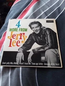 JERRY LEE LEWIS ORIGINAL EP 4 MORE FROM JERRY LEE LONDON RECORDS RARE - Picture 1 of 4