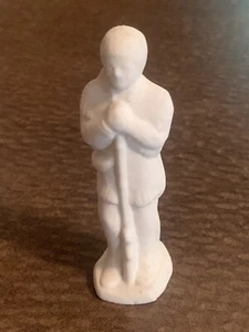 Daniel Boone 3” White Bisque Figure In Good Condition - Picture 1 of 7