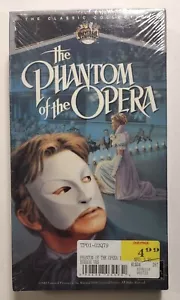 Phantom of the Opera VHS Video Tape FACTORY SEALED MCA Watermarks Store Sticker - Foto 1 di 7