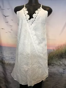 NWT Cupshe Women's Floral Dress White Size Small - Picture 1 of 4