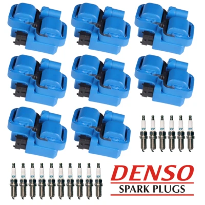 Performance Ignition Coil & Denso Iridium Spark Plug for Mercedes G55 AMG UF359 - Image 1 of 4