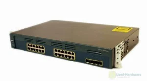 Cisco WS-C2970G-24TS-E Catalyst 3750G 24-10/100/1000 ports 4 SFP Ethernet Switch - Picture 1 of 2
