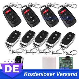 Funk Garagentor Handsender Alarmanlage 433/287-868 MHz Fernbedienung Universal - Bild 1 von 15