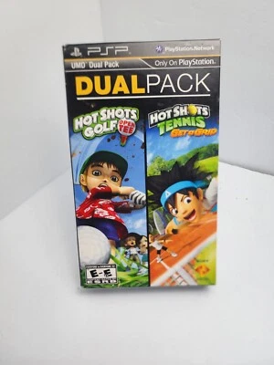 PSP UMB Dual Pack Hot Shot Golf and Hot Shot Tennis Complete in Box rated E-E10+ - Image 1 of 4