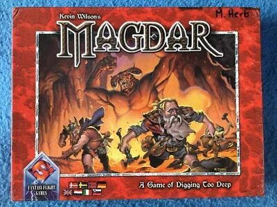 MAGDAR Kevin Wilson Strategy Tile Game Fantasy Flight 2003 Complete - Image 1 of 3