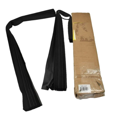 2 Pack Window Sun Shade Pleated Pull Down Cordless UV Light 36" x 72" Black VP - Image 1 of 4