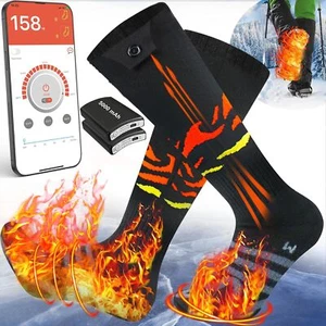 Heated Socks,Upgraded Heated Socks for Men Women,5000mAh Rechargeable (Size:M) - Picture 1 of 5