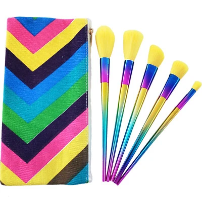 Makeup BRUSHES Kit Set Powder Foundation Eyeshadowand bag - Image 1 of 3