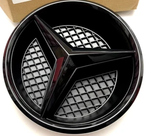 Mercedes-Benz Emblem Black Gloss Grille Star Badge E-CLASS W213 W238 A0008880100 - Picture 1 of 21