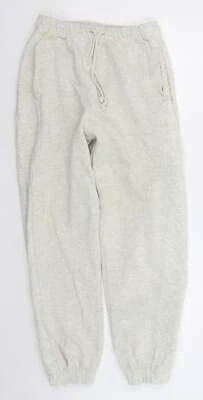 Topshop Womens Grey Cotton Blend Sweat Shorts Size S L20 Reg - Image 1 of 4