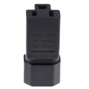 New C14 to Nema 5-15R PDU USP power adapter IEC male to US female adapter p-b - Afbeelding 1 van 11