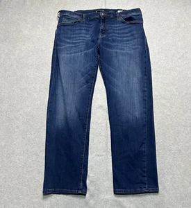 Mavi Jeans Mens 38 X 32 Zach Straight Leg Stretch Medium Wash Blue Denim - Picture 1 of 5