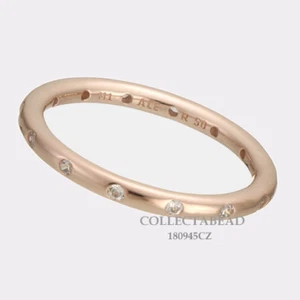 Authentic Pandora Silver ROSE Droplets Clear CZ Ring Size 52 (6) 180945CZ - Picture 1 of 1