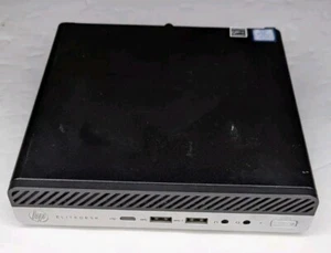 HP EliteDesk 800 G4 DM Core i5-8500T 2.1GHz 8GB RAM 128GB SSD 1TB HDD Win 11 Pro - Picture 1 of 7