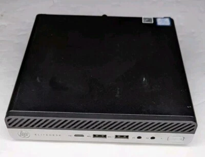 HP EliteDesk 800 G4 DM Core i5-8500T 2.1GHz 8GB RAM 128GB SSD 1TB HDD Win 11 Pro - Image 1 of 4