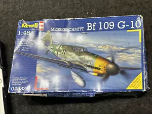 REVELL SCALA 1:48 MESSERSCHMITT PLANE BF109 G-10 MODEL KIT 04532 leggere bene - Foto 1 di 6