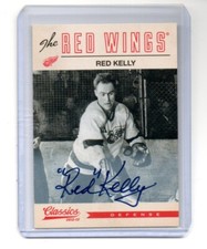 RED KELLY 12-13 Panini Classic Signatures SP AUTOGRAPH auto DETROIT RED WINGS