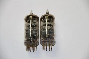Due Valvole E88CC PHILIPS MINIWATT SQ Special Quality Holland, pin dorati - Foto 1 di 6
