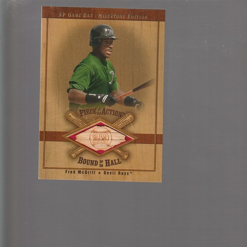 Fred McGriff 2001 SP Game Bat Piece of the Action Bound for the HaLL HOF - Image 1 of 1