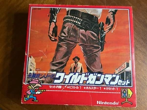 Nintendo Famicom WILD GUNMAN Controller with BOX & Game Soft Holster In Stock - Picture 1 of 18