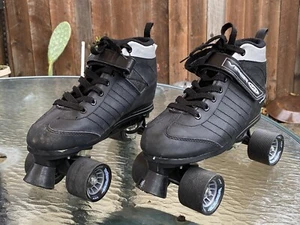 ROLLER DERBY RD VIPER M1 Black Roller Skates Mens Size 8 - Picture 1 of 15