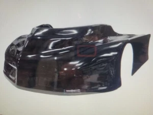 KIT DE CUERPO OVALADO NARIZ RAPTOR SERIE PRO CARRERAS GO KART SENIOR PLÁSTICO OFFSET NEGRO - Imagen 1 de 1